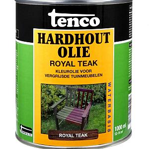 Tenco hardhoutolie transparant  royal teak 1 l.