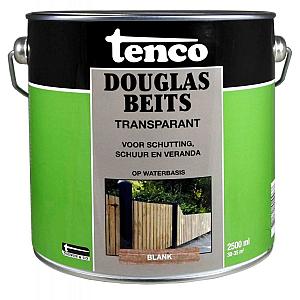 Tenco douglasbeits transparant zijdeglans blank 2.5 l.