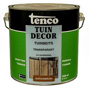 Tuindecor transparant zijdeglans natuurbruin 2.5 l.
