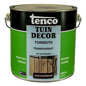 Tuindecor transparant zijdeglans kastanjebruin 2.5 l.