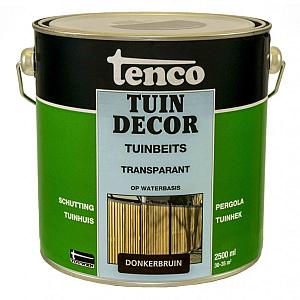 Tuindecor transparant zijdeglans donkerbruin 2.5 l.