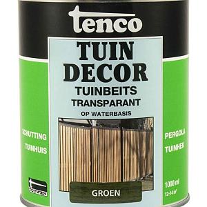Tuindecor transparant zijdeglans groen 1 l.