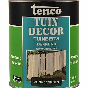 Tuindecor dekkend zijdeglans donkergroen 1 l.