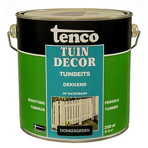 Tuindecor dekkend zijdeglans donkergroen 2.5 l.