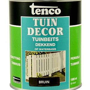 Tuindecor dekkend zijdeglans bruin 1 l.