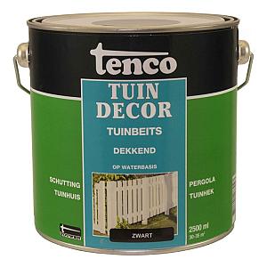 Tuindecor dekkend zijdeglans zwart 2.5 l.