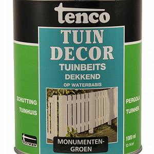 Tuindecor dekkend zijdeglans monumenten groen 1 l.