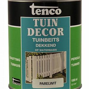 Tuindecor dekkend zijdeglans parelwit 1 l.