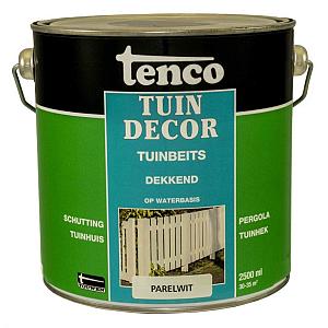 Tuindecor dekkend zijdeglans parelwit 2.5 l.