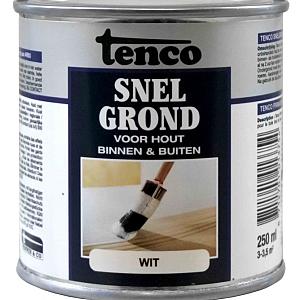 Tenco snelgrond dekkend mat wit 0.25 l.