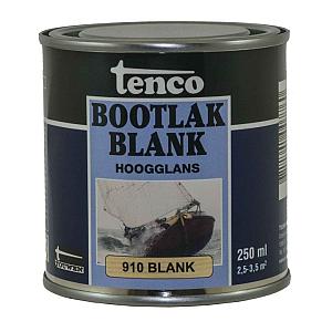 Tenco bootlak hg transparant hoogglans blank 0.25 l.