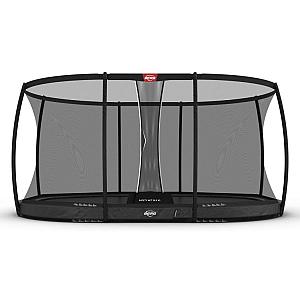 BERG Grand Champion InGround 520 Grey + Safety Net DLX XL