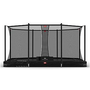 BERG Ultim Favorit InGround 410 Black + Safety Net Comfort
