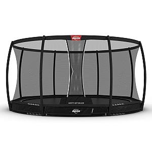 BERG Champion InGround 430 Black + Safety Net Deluxe