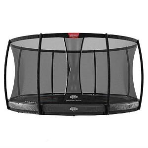 BERG Elite InGround 430 Grijs Levels + Safety Net Deluxe