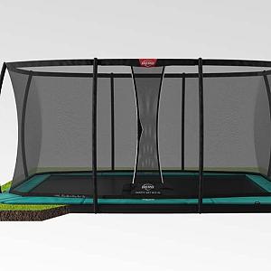 BERG Ultim Champion FlatGround 410 Green + Safety Net DLX XL