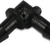 Rain Bird Knie 90 PP 6 mm barbed 3,5bar zwart