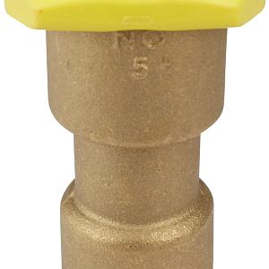 Rain Bird Kogelafsluiter messing 1" binnendraad type 5LRC