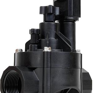 Rain Bird Magneetventiel glass-filled nylon 1 1/2" binnendraad 13.8bar 24VAC zwart type PEB