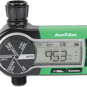 Rain Bird Watertimer kunststof 3/4" wartel binnendraad x buitendraad zwart/groen type ZA84006 (multi-language) 1 stations