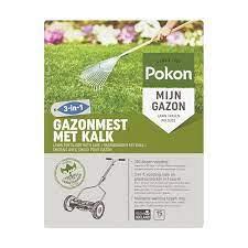 Pokon Gazonmest met Kalk 1kg voor 15m2