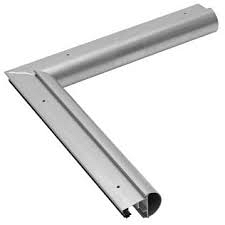 Aluminium daktrim met kraal 45mm binnenhoek 500x500mm