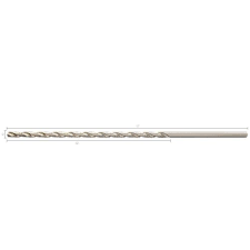LABOR Spiraalboor DIN1869 HSS-G 5.0x135/195mm p/st in etui (3905011)