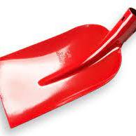 Talen Tools – Betonschop – Gehard staal – Rood – 35 x 22 cm – Zonder steel