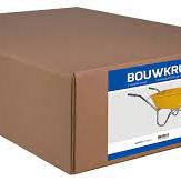 Bouwkruiwagen Basic PE 100 L geel softwiel DOOS