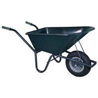 Tuin kruiwagen gecoat frame 100 L groen