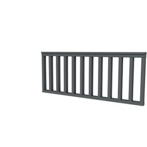 Vuren hekwerk type A 178,5 x 73 cm, antraciet gespoten.