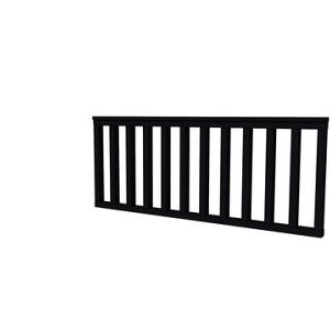 Vuren hekwerk type A 178,5 x 73 cm, zwart gespoten.