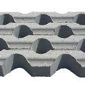 Grastegel 41x61x12 cm MP grijs geprofileerd 4st/lg