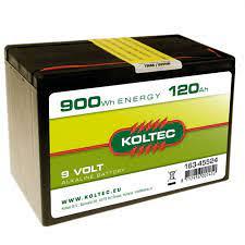 Batterij 9 Volt - 900 Wh 120 Ah, alkaline