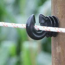 Koord gevlochten, wit, 200 mtr 6 mm, PE 8*0,2 mm RVS/INOX + 3*0,3 Cu