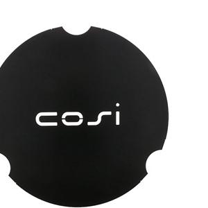 Cosi table plate glass set round L