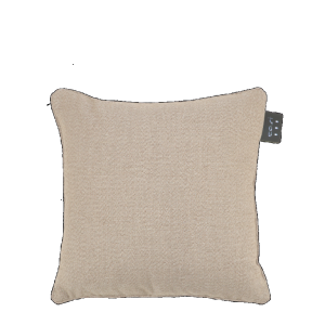Cosipillow Knitted natural 50x50cmheating cushion with Sunbrella Savane coconut fabric