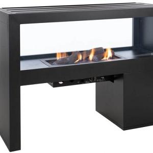 Cosivista 120 doorkijkhaard incl. achterpaneel