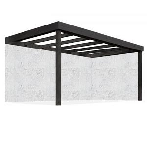 Overkapping Flatroof Version B Zonder overstek 300x400 glas (Ral*)