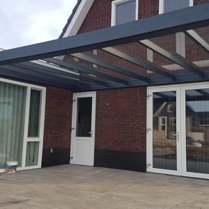 Flatroof Version B Zonder overstek 300x400 glas (Ral*)