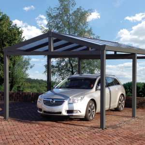 Zadeldak-Carport enkel  368x600 cm Ral**