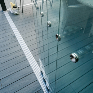 glasschuifwand systeem enkel  Modular 10 mm 500/250cm Ral** Basic
