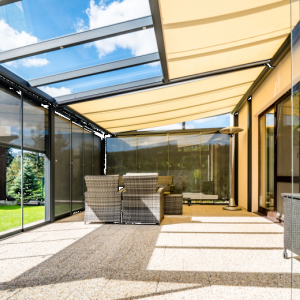 onder dak zonwering / doekTracfix.879  (RAL***) 150x150