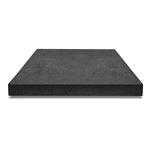 ArtiStone tegel zonder facet, gewapend  100x100x12 Carbon