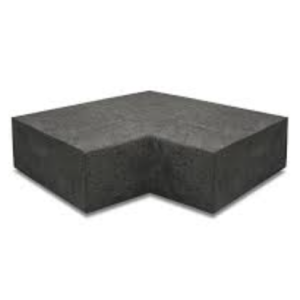 ArtiStone hoekstuk traptreden 90° binnen 40x20 Antraciet