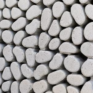 Keigrassteen 45x45x10 cm grijs