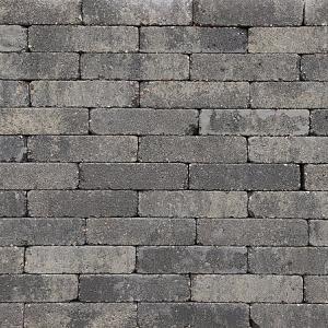 Stonique trommel waalformaat 7 cm grijs/zwart