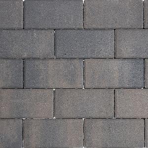 Design brick 8 cm dark sepia mini facet komo