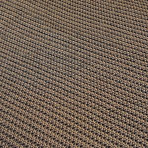 Strak schaduwdoek HPDE 292 x 292 cm, incl. bevestigingsmaterialen, bruin. T.b.v. Pergola 300 x 300 c