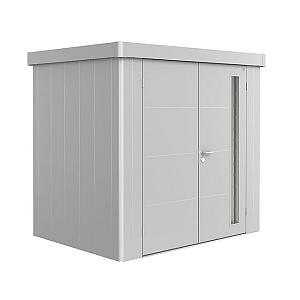 berging Neo 1B dubbele deur, zilver metallic